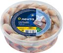 Сельдь ЛЕНТА Матье, филе-кусочки с дымком в масле, 400г