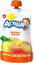 Пюре фруктовое «Агуша» Яблоко-персик, 90 г