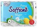 Бумага туалетная Soffione Premio Natural белая 3-слойная 12 рулонов
