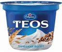 Йогурт греческий Teos Злаки-клетчатка льна 2%, 250 г