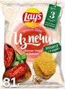 Чипсы картофельно-злаковые LAY'S Из печи, вяленые томаты и базилик