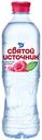 Вода природная питьевая артезианская Святой Источник малина-клюква негазированная столовая 0,5 л