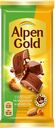 Шоколад молочный ALPEN GOLD, Соленый миндаль и карамель, 85г