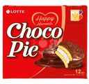 Печенье Lotte Choco Pie прослоёное глазированное, 336г