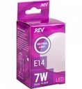 Лампа светодиодная REV E14 4000К холодный свет, шар, 7 Вт