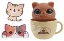 Игрушка-сюрприз Кофейный котик в ассортименте 1шт.