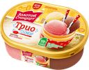 Мороженое ЗОЛОТОЙ СТАНДАРТ, Клубника-шоколад, 475г