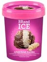 Мороженое Brand Ice Арабская халва сливочное шоколадное с кусочками халвы 10%, 250г
