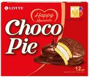 Печенье Lotte Choco Pie бисквитное глазированное 336 г