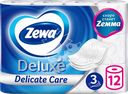 Бумага туалетная ZEWA Deluxe без аромата 3-слоя, 12шт
