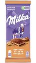 Шоколад молочный Milka Ореховая паста из миндаля, 85 г