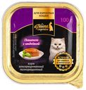 Корм д/кошек Feline Caprice паштет с индейкой ламистер 100 г (Окей)