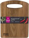 Доска 28*20см разделочная Таллер акация прямоугольная Таллер м/у, 1 шт