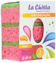 Губки для посуды La Chista Люкс, 3 шт