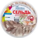 Сельдь Буревестник и К филе-кусочки соленые в масле 180г