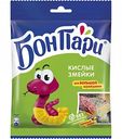 Мармелад жевательный фигурный Бон Пари Кислые змейки со вкусом фруктов, 120 г