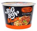 Лапша быстрого приготовления Big Bon Max с соусом говядина-гриль, 95 г