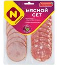 Ассорти Останкино Мясной сет карбонад и колбаса Мраморная нарезка 90г
