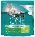 Сухой корм Purina ONE с индейкой и злаками для домашних кошек 1,5 кг