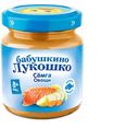 Пюре Бабушкино Лукошко семга с овощами с 8 месяцев 100 г