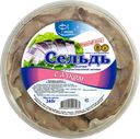 Сельдь ФИШЕ, Кусочки в уксусно-масляной заливке с луком, 360г