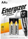 Батарейки пальчиковые Energizer POWER, 2 шт