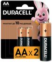 Батарейки Duracell Basic AA 2 шт