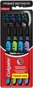 Зубная щетка COLGATE Super Flexi Black, средней жесткости, 4шт