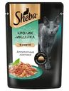 Корм для взрослых кошек Sheba ломтики в соусе кролик и индейка, 75г