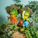 Декорация садовая "Лягушонок-садовод", GreenArt, в ассортименте