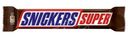 Батончик Snickers Super шоколадный нуга-карамель-арахис, 80г
