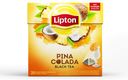 Чай Lipton Pina Сolada черный c кусочками ананаса, 20х1.8 г