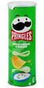 Чипсы Pringles картофельные со вкусом сметаны и лука 165г