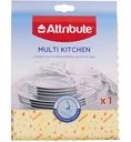 Салфетка Multi Kitchen из микрофибры для посуды, цвет в ассортименте, 20х17см