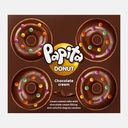 Кекс Donut с глазурью из какао и шоколадной начинкой Papita 160г