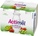 Продукт кисломолочный со вкусом киви и клубники, 2,5%, Actimel, 100 г, Россия