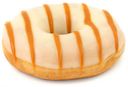 Пончик Перекресток White Donat с карамельной начинкой, 62г
