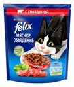 Сухой корм "Мясное объедение", FELIX, с говядиной, 600 г