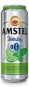 Напиток пивной безалкогольный со вкусом лайма и мяты, 0%, Amstel, 0,43 л