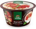 Йогурт Село Зелёное Фермерский завтрак клубника-миндаль-злаки 3,2%, 180г