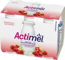 Продукт кисломолочный со вкусом земляники и шиповника, 2,5%, Actimel, 100 г, Россия