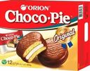 Пирожное Orion Choco Pie бисквитное в глазури, 360г