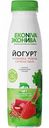 Йогурт питьевой Эконива Fitness Line Клубника-ревень-семена льна 2,5%, 300 г