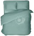 Комплект постельного белья Verossa Melange Emerald Евро, 50х70см