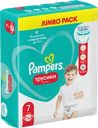 Подгузники-трусики для мальчиков и девочек PAMPERS Pants Jumbo Size 7 17+кг