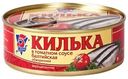 Килька 5 МОРЕЙ в томатном соусе, обжаренная, 240г