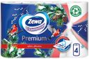 Бумажные полотенца Zewa Premium Декор 2 слоя 4 рулона