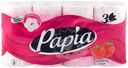 Бумага туалетная PAPIA Strawberry Dream 3-слоя, 8шт