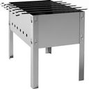 Мангал сборный Севзапуголь стальной с 6 шампурами 1.65кг, 1.8 х 40 х 25см