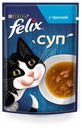Влажный корм для кошек Felix Суп треска, 48 г